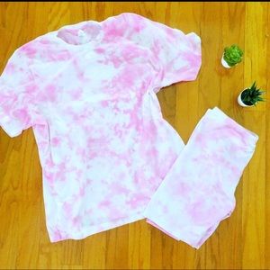 NEW Tie dyed Spring Set Shirt shorts Spring S-3X